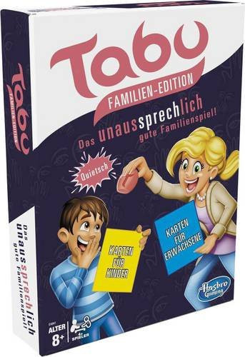Hasbro Tabu Familien-Edition Partyspiel - Bild 1