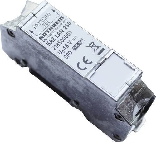 Kathrein Überspannungsschutz-Ableiter für Netzwerk RJ45 Ethernet LAN in Silber - Bild 1