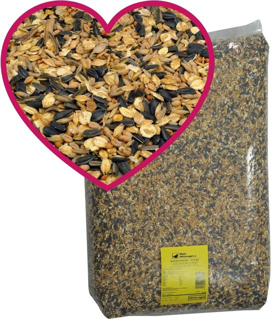 MeinWildvogel Vital Basic Vogelfutter Streufutter für kleine und große Gartenvögel, 30 kg - Bild 1