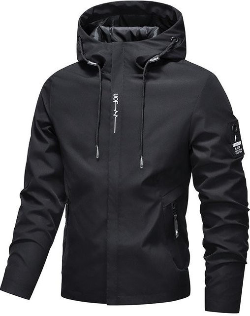 PINLIAN FASHION Kapuzenjacke, schwarz, Herren - Bild 1