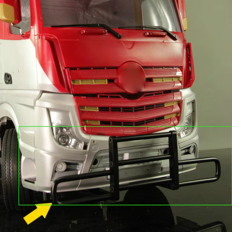 Tamiya Metall-Frontsicherung, Antikollisionsstange, Maßstab 1:14 - Bild 3