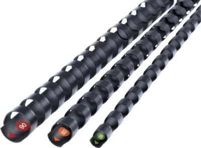 GBC Binderücken aus Plastik in Schwarz, Durchmesser: 19 mm, 100 Stück - Bild 1