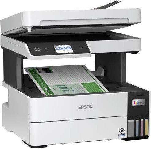 Epson EcoTank ET-5150 Tintenstrahl-Multifunktionsdrucker mit Drucken, Scannen und Kopieren in Schwarz, Grau und Weiß via WLAN und LAN - Bild 3