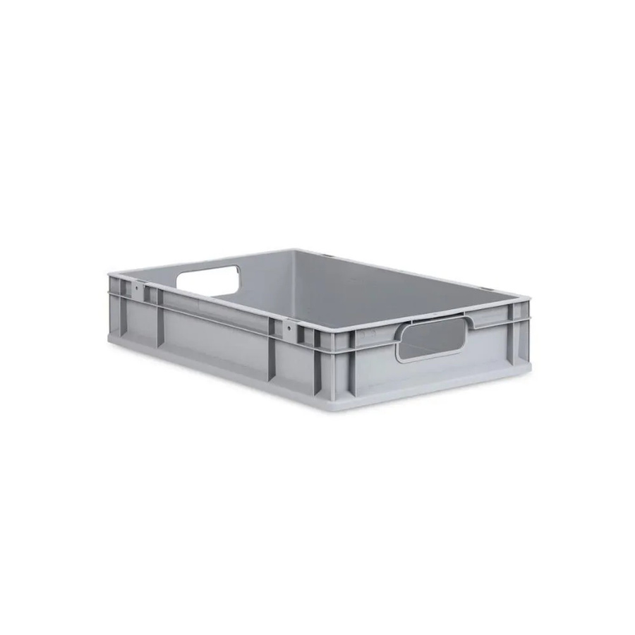 PROREGAL Eurobox Nextgen Economy Transportbox mit Griffen, Grau, H x B x T: 12 x 40 x 60 cm, 23 Liter - Bild 2