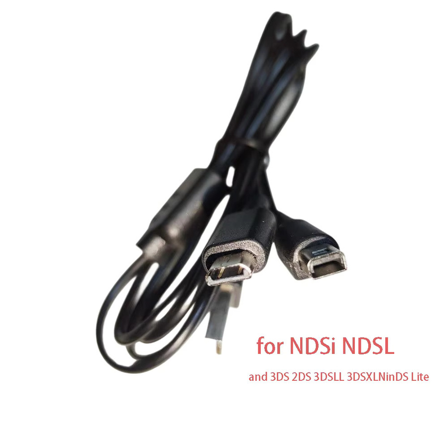 Nintendo USB-Ladekabel für DS Lite, 3DS, New 3DS und 3DS XL in Schwarz, Länge: 1,2 m - Bild 2