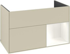 V&B Waschtischunterschrank Finion in Silk Grey Matt Lacquer, B/T/H: 59,1 x 49,8 x 49,8 cm - Bild 1