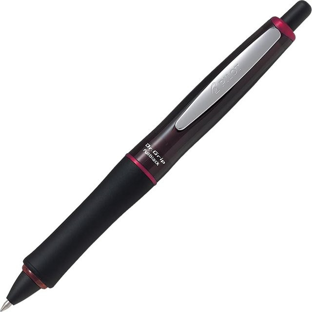 Pilot Dr Grip Kugelschreiber mit schwarzer Tinte und schwarzem Gehäuse, 0,7 mm, nachfüllbar - Bild 1