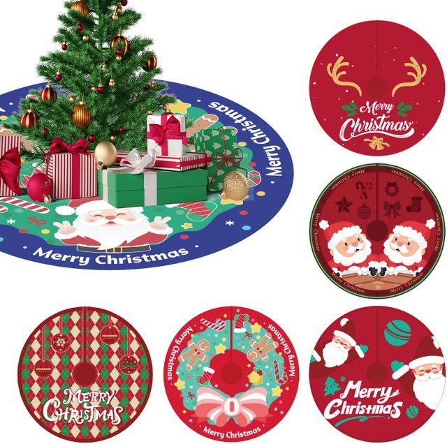 VIKAMA Weihnachtsbaumrock mit Nussknacker-Design für deine Weihnachtsdekoration - Bild 1