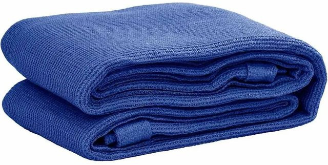 vidaXL Zeltteppich aus HDPE in Blau, B/T: 600 x 250 cm - Bild 1