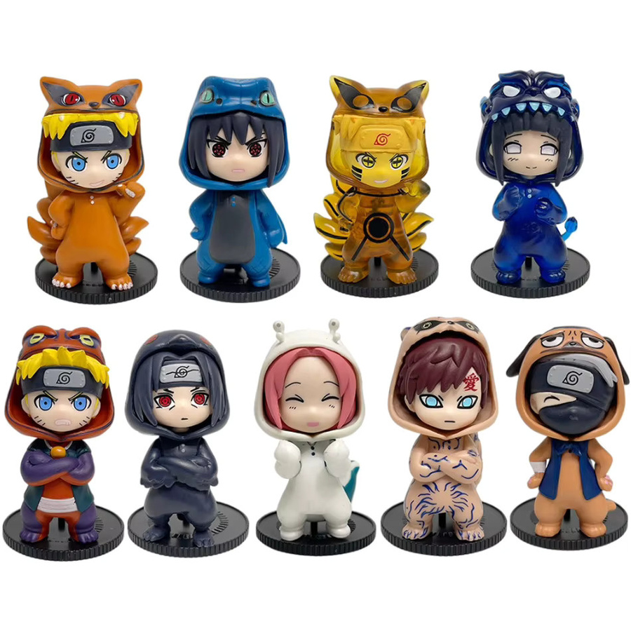 Bandai Naruto Anime Actionfigur, 9-teiliges Set - Bild 2