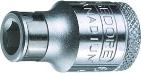 Gedore Bit-Adapter 3/8 Zoll Vierkant auf 1/4 Zoll Sechskant in Silber - Bild 2