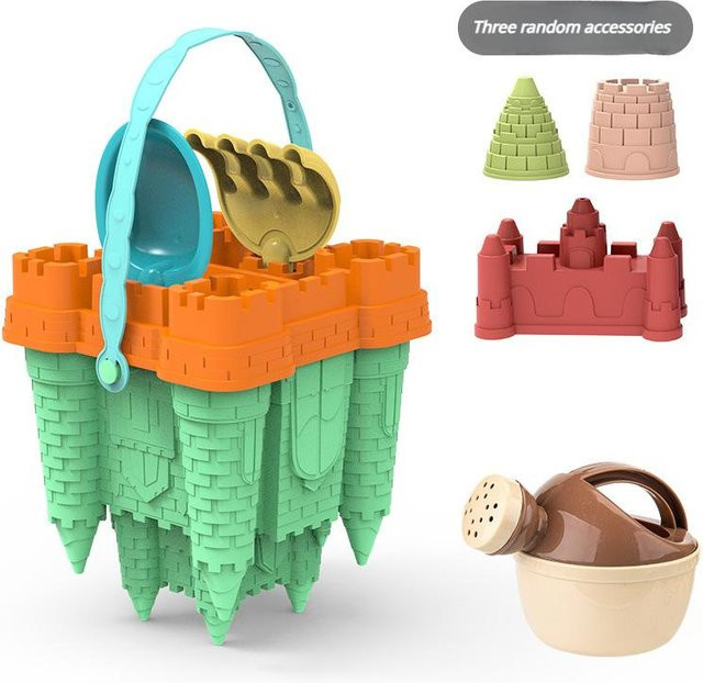 Kidsly Strandburg Eimer Sand Set, Sandspielzeug, ab 0 Jahre - Bild 1