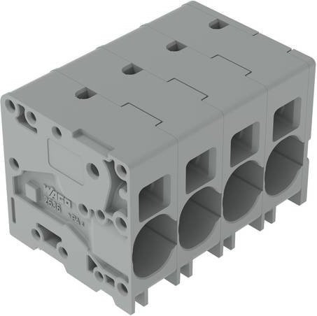 WAGO 2636-1105/020-004 Leiterplattenklemme, 24 Stück, Schwarz/Grau - Bild 1