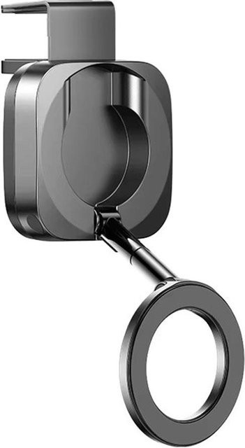 MagSafe Auto-Telefonhalterung für das Armaturenbrett, faltbarer 360 Grad drehbarer Ständer für iPhone 17 16 15, Schwarz, Flugzeug-kompatibel - Bild 1