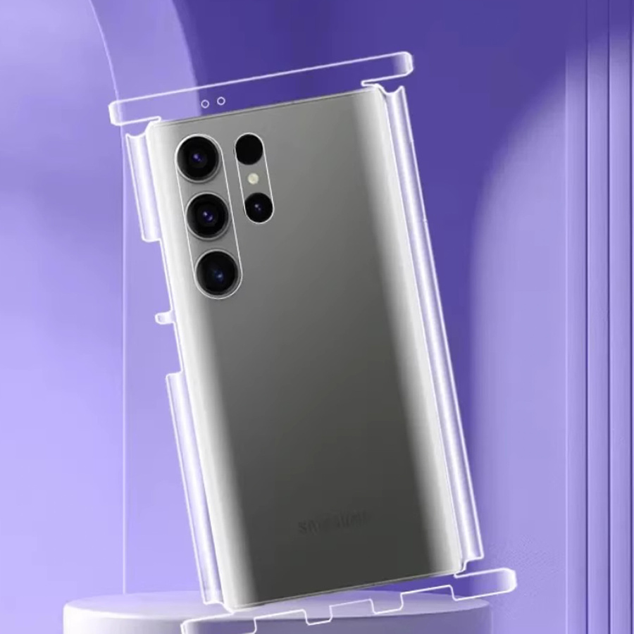 Samsung S26 Serie Rückseitige Hydrogel-Folie in Matt oder HD Transparent für S26, S26+ und S26 Ultra zum Schutz vor Staub - Bild 2