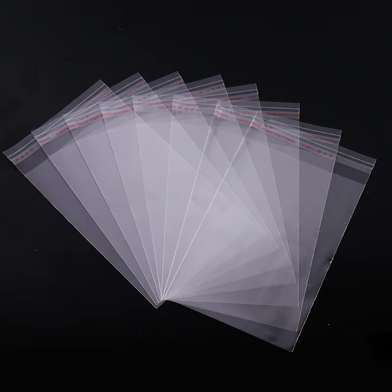 100 Stück selbstklebende Cellophantüten aus transparentem Kunststoff in verschiedenen Größen zur Verpackung von Süßigkeiten - Bild 2