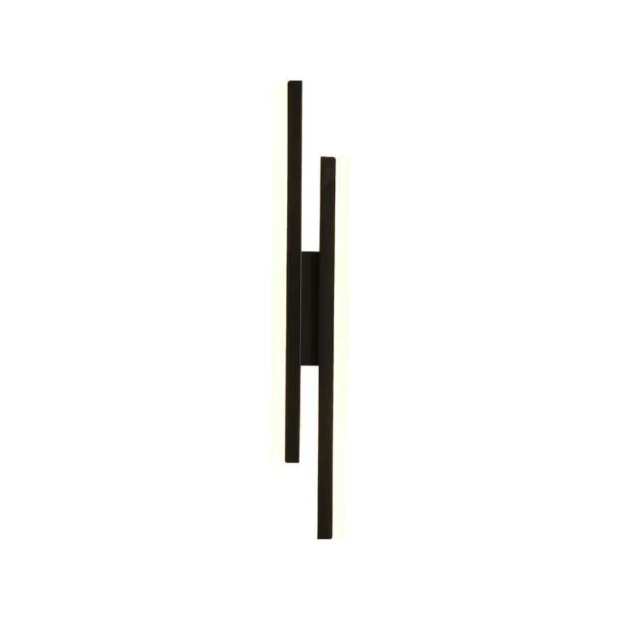 JOYINLED LED Wandleuchte Modern mit Kupferrohr und Acryl-Lampenschirm in Schwarz für Schlafzimmer, Wohnzimmer und Flur, Warmweiß - Bild 5