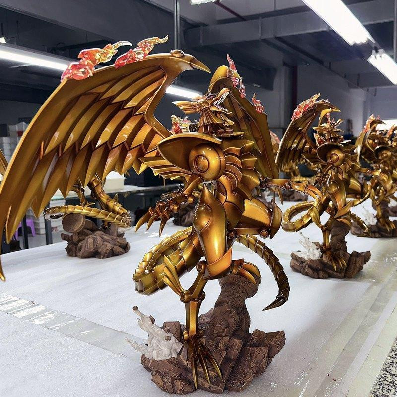Yiran toy 1 Yu-Gi-Oh! Geflügelter Drache Drei Illusorische Götter Sammlerfigur - Bild 5