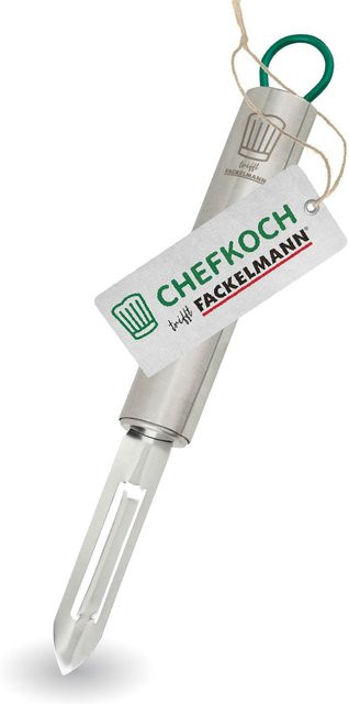 Fackelmann Sparschäler München aus Edelstahl in Silber, Länge: 20 cm - Bild 1