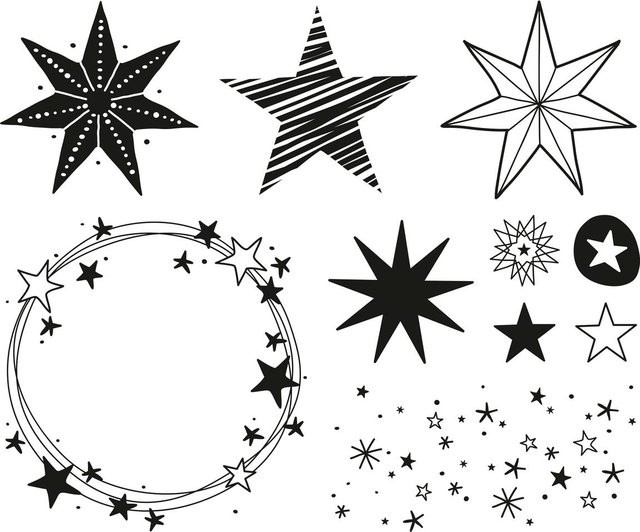 Stempel-Set Sterne - Bild 1