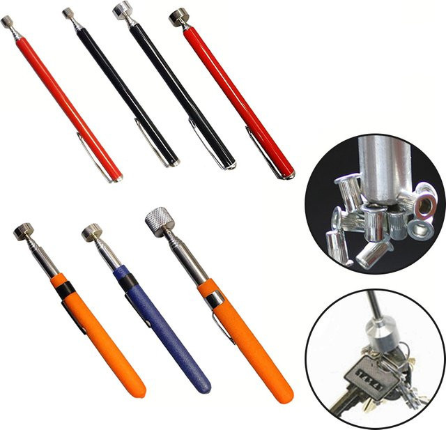 Vibratite Teleskopischer Magnet-Stift in Schwarz zur Aufnahme von Muttern und Bolzen - Bild 1