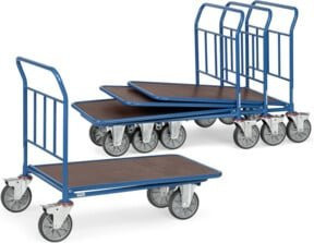 Fetra C+C-Wagen 2960 mit TPE-Reifen in Blau, Tragkraft 400 kg - Bild 1