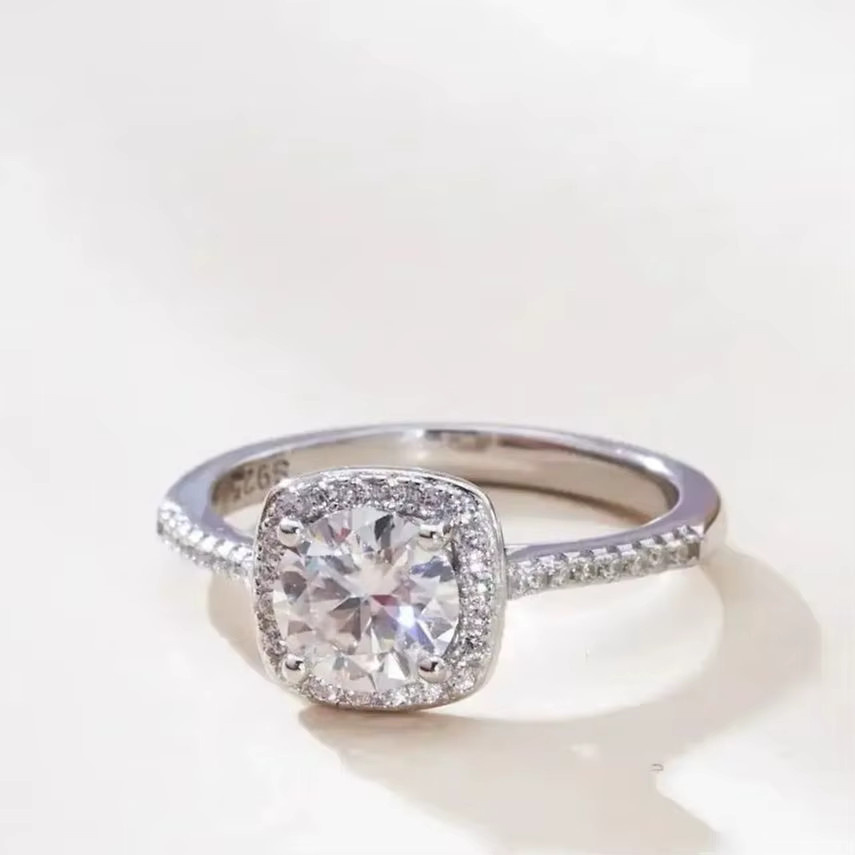BIJOX STORY Moissanit-Ring, 925 Silber, Damen - Bild 4