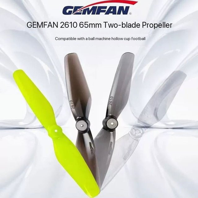 Gemfan 2610-2 65 mm 2-Blatt-PC-Propeller, 4 Paar, Blau, Kunststoff - Bild 1