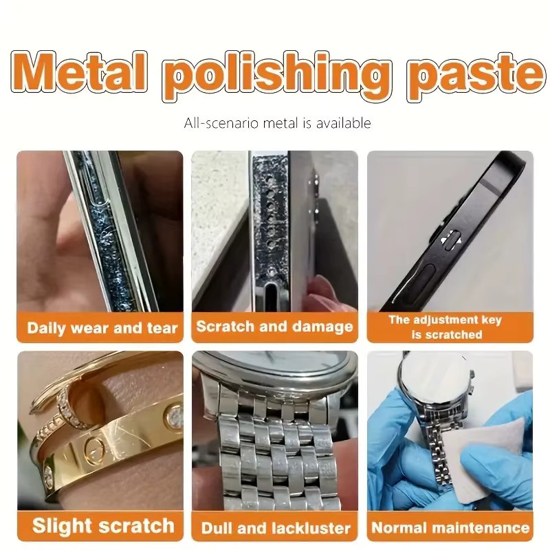 CAOWTAN Polierpaste, Metallrahmen-Erneuerungscreme, Reparaturwerkzeug - Bild 3