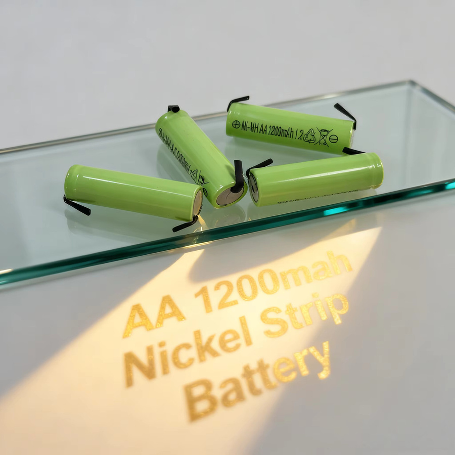 Lerp AA Ni-MH Akku 1,2V 1200mAh mit Anschlussflanschen in Grün - Bild 2
