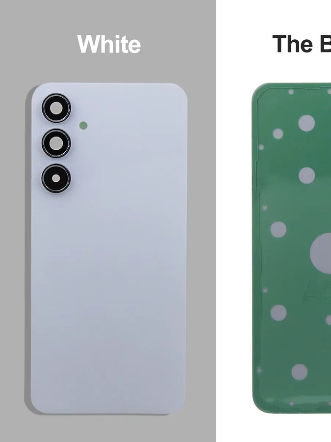 Samsung A55 5G Rückglas Ersatzgehäuse mit Kameralinsenrahmen in Gelb - Bild 6