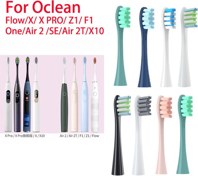Oclean Ersatzbürstenköpfe Soft DuPont, 7 Stück, Grün - Bild 1