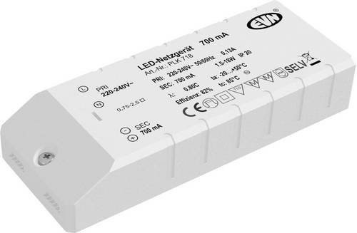 EVN LED-Treiber PLK718 Konstantstrom 700mA in Weiß - Bild 1