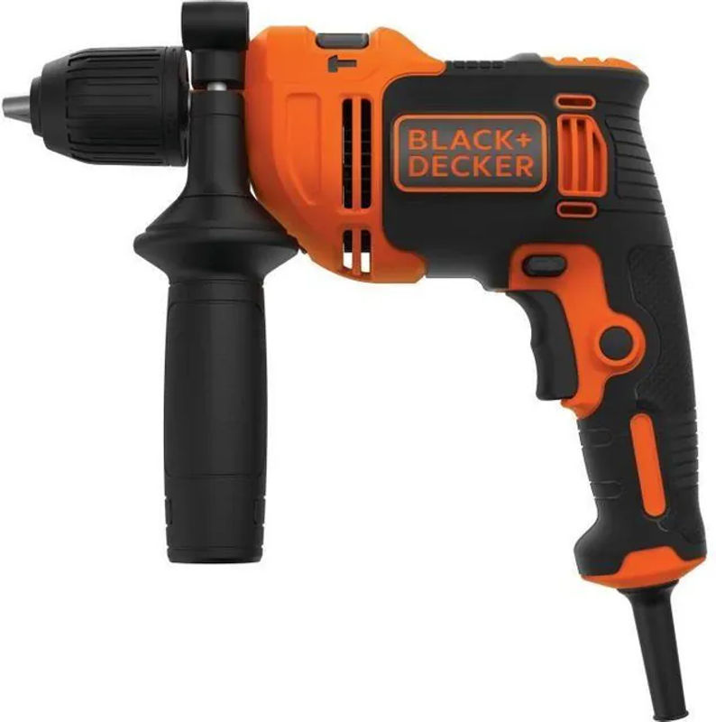 Black+Decker Schlagbohrmaschine BE710-QS in Orange und Schwarz - Bild 2