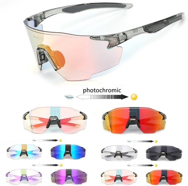 ELICIT Sonnenbrille, randlos, wrap, unisex, polarisiert, photochrom - Bild 1