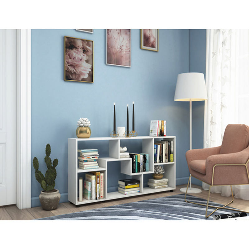 VCM Sideboard Pintal in Weiss aus Holzwerkstoff, Breite: 20 cm, Höhe: 62 cm - Bild 2