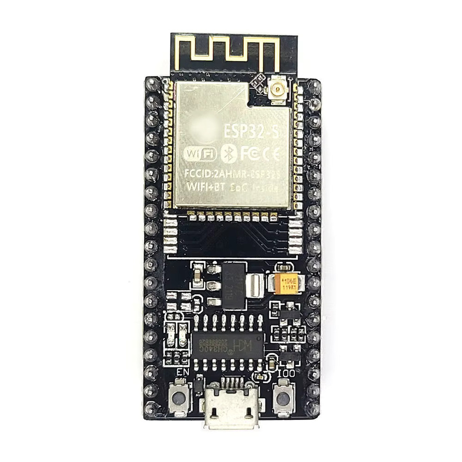 ESP32S V1.3 Entwicklungsboard mit 2,4G Wifi und Bluetooth, Wireless DIY Internet der Dinge Smart Home Modul mit Extend Port, Schwarz - Bild 2