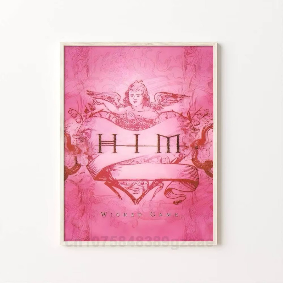 Rock Band H-HIM Poster, selbstklebender und wasserfester Kunstdruck als Wanddekoration in Mehrfarbig, B/H: 15,0 x 10,0 cm - Bild 7