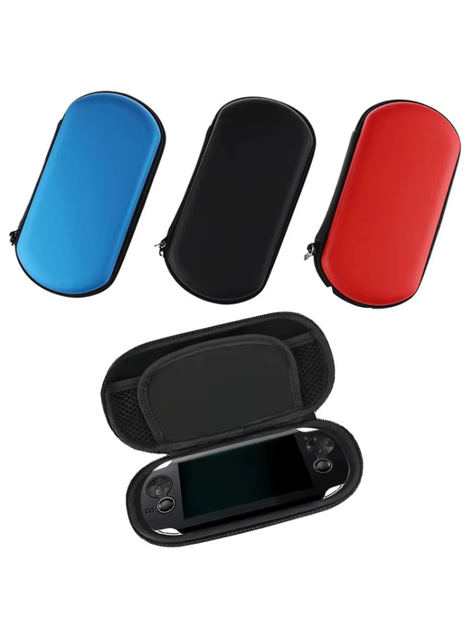 DIXSG Tragbare Spielkonsolen-Tasche aus EVA für PSVITA 2000, PSV 1000 sowie PSP 1000, 2000 und 3000 in Rot - Bild 5