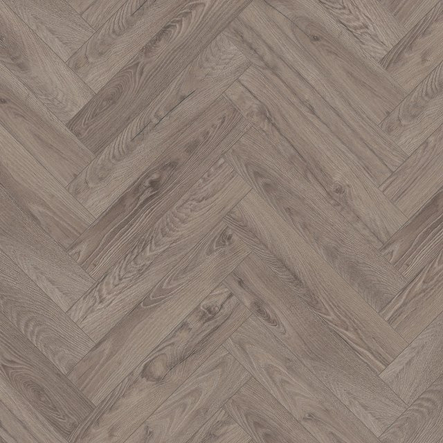 Kronoflooring Herringbone Laminat Rutherford Oak Wasserfest in Braun, Dicke: 8 mm - Bild 1