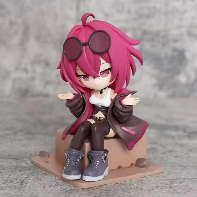 Yiran toy 1 Honkai Star Rail Kafka Chibi Sitzende Figur PVC Statue 13,5cm - Bild 1