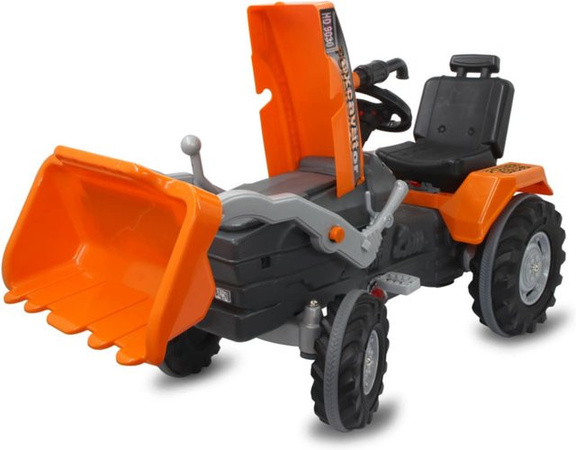Jamara Trettraktor mit Frontlader Power Drag orange
