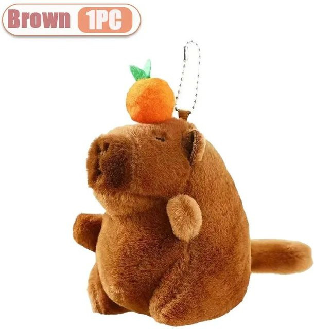 Yiran toy Cartoon Capybara Plüsch Schlüsselanhänger, Spielzeugpuppe - Bild 1