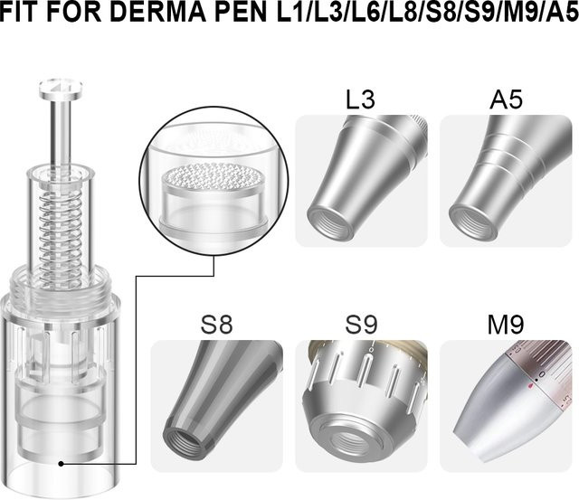 Mas.pen Microneedling Derma-Pen Ersatzspitzen, 10 Stück - Bild 1