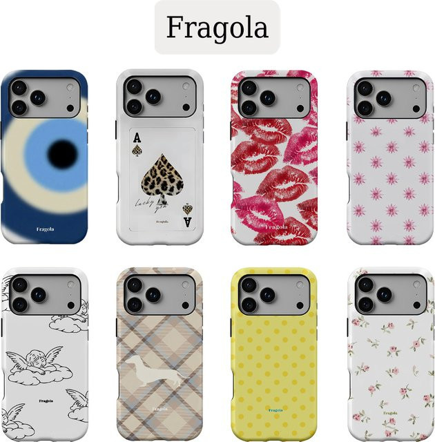 Fragola OJO Handyhülle für iPhone 11 bis iPhone 17 Pro Max Plus mit doppelschichtiger Rückabdeckung - Bild 1