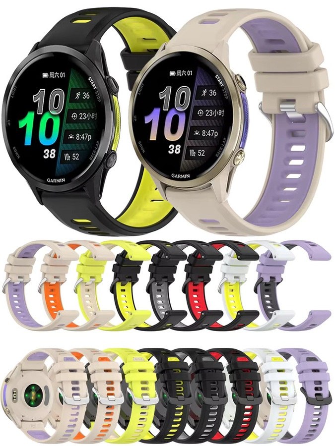 Garmin Uhrenarmband Silikon, Bicolor, Unisex - Bild 5