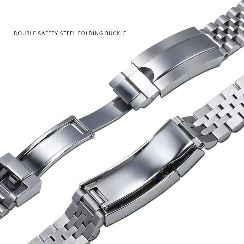 Uhrenarmband Edelstahl, Silber, 20 mm, 21 mm, Herren - Bild 2