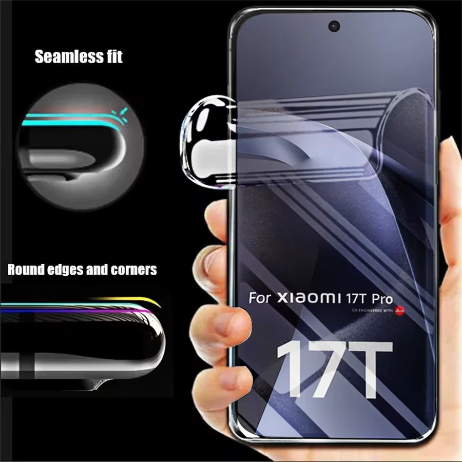 4 Stück HD-Schutzfolien für Xiaomi Mi 17T Pro 15 14T 13T 12T 11T Pro 12 Lite Hydrogel-Displayschutzfolie transparent - Bild 4