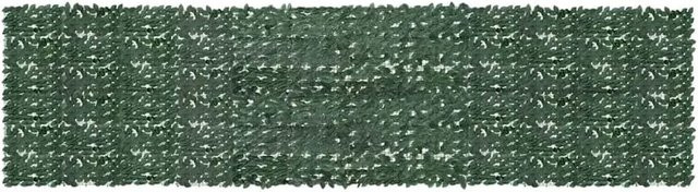 vidaXL Balkon-Sichtschutz mit dunkelgrünen Blättern, Breite: 600 cm, Höhe: 150 cm - Bild 1