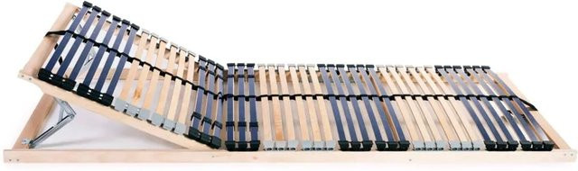 vidaXL Lattenrost aus Buche und Birke mit 42 Latten und 7 Zonen, B/T/H: 90 x 200 cm - Bild 1
